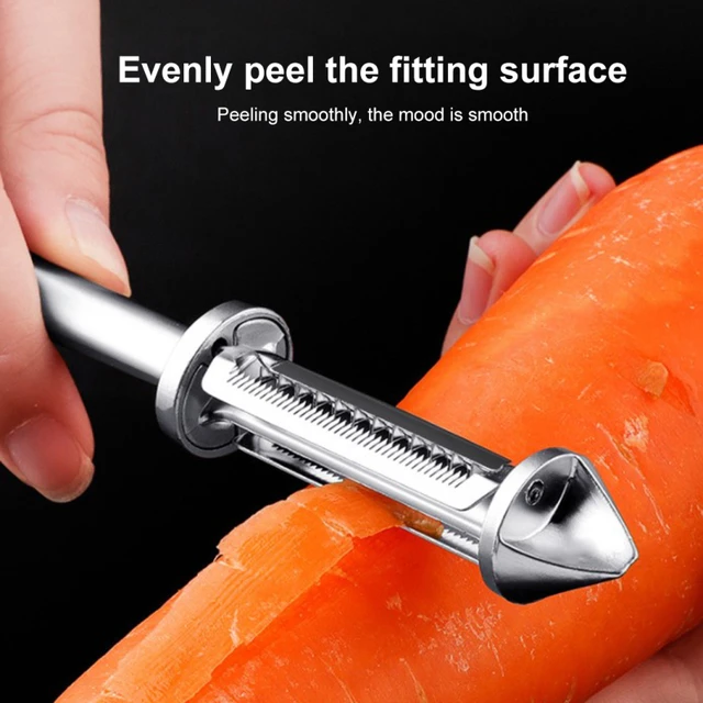 New Portable 1PC Fruit Vegetable Peeler Stainless Steel Carrot Potato Peeler  Multifunctional Kitchen Peeling Tool Peeler - AliExpress