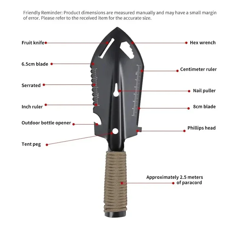 Portable Camping Shovel 3