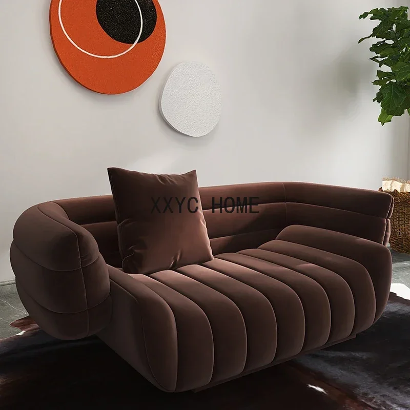 

Lazy Nordic Living Room Sofas Relaxing Lounges Luxury Minimalist Floor Design Armchair Couch Modular Home Furniture