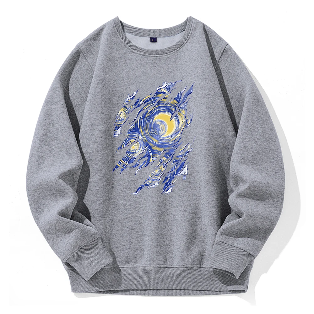 thumbnail image 1 of Sudadera con capucha de Noche Estrellada para hombre, ropa de calle de forro polar, holgada, básica, combina con todo, Vincent Van Gogh, 1 of 4