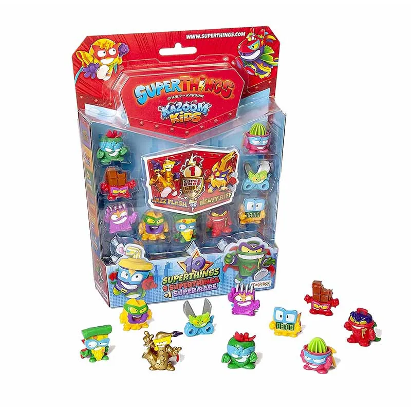 Blisterpack 10pk MagicBox SuperZings Figurines 