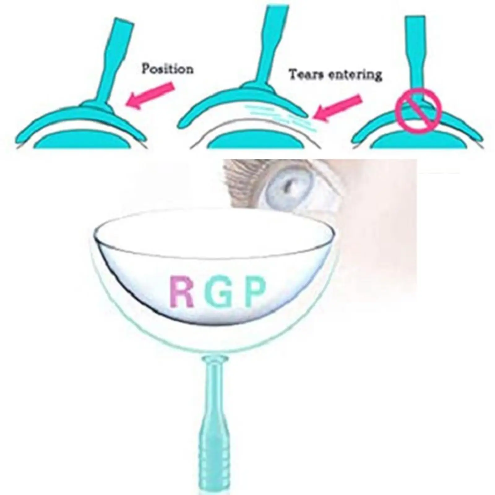 RGP 콘택트 렌즈 리무버 흡입 스틱 가정 및 여행용 위생적인 실리콘 소프트 젠틀 항균 도구