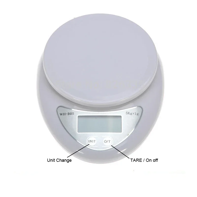 Digital Scale Mini Electronic Scales Steelyard Portable LCD Kitchen Scales 5kg1g Postal Food Balance Measuring Weight