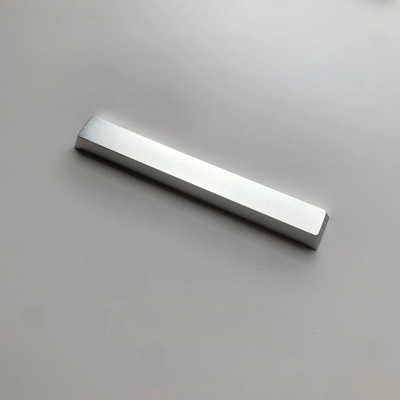 Echome-custom Aluminum Keyboard Cap 6.25u Cherry Profile Keycap Artisan para Teclado Mecânico Cnc Matte Metal Espaço - Imagem 5