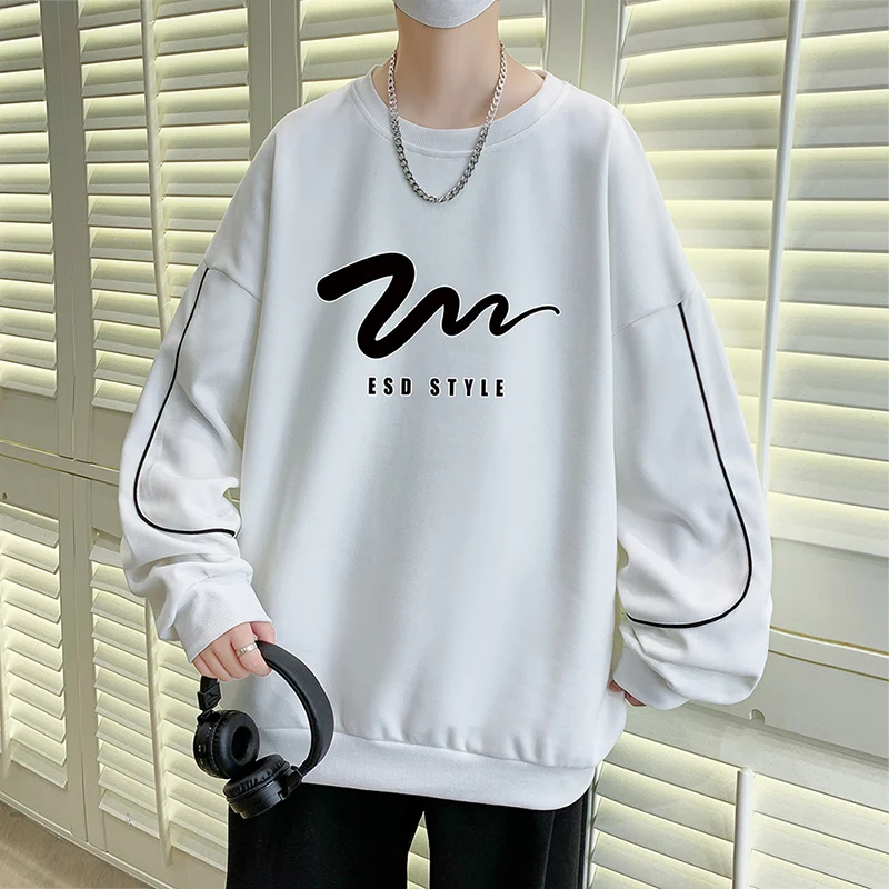 

Толстовка мужская с капюшоном, повседневный Свободный свитшот, уличная одежда в стиле хип-хоп, верхняя одежда, весна-осень 2024