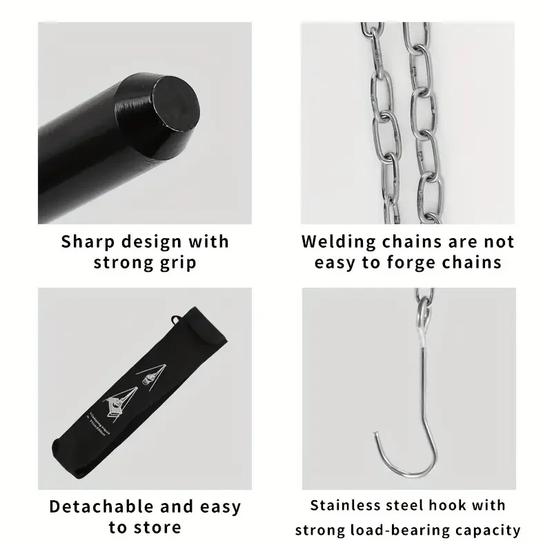 Adjustable Camping Tripod for Hanging Pots 2