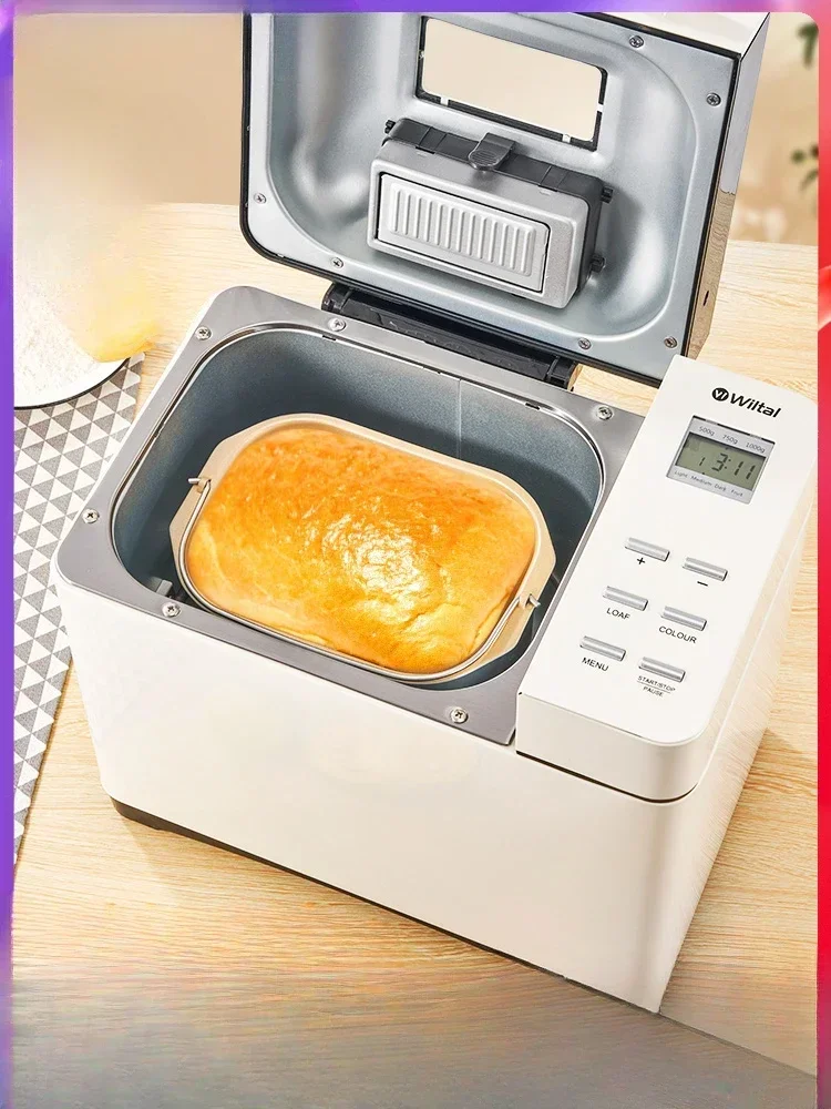 Multifunctional Bread Maker With Dough Kneading And Baking Function, Perfect For Homemade Bread And Buns