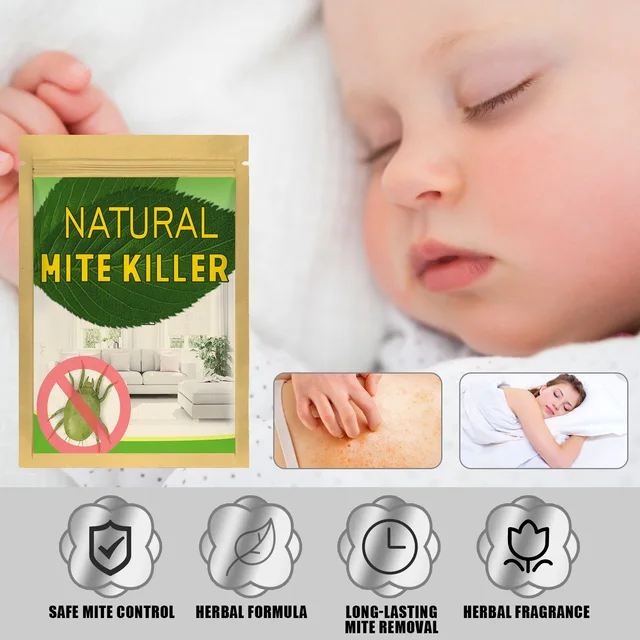 Natural anti-mite bag wormwood anti-mite bag 1PC Bed Bug Killer  PackAnti-Flea, Nature Plant Formula Bed Bug Killer