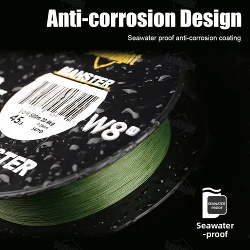 SeaKnight NEW MONSTER/MANSTER W8 II 150M 300M 500M 8 Strands Casting Braid Fishing Line 15LB-100LB Smooth Multifilament PE Line - Image 2
