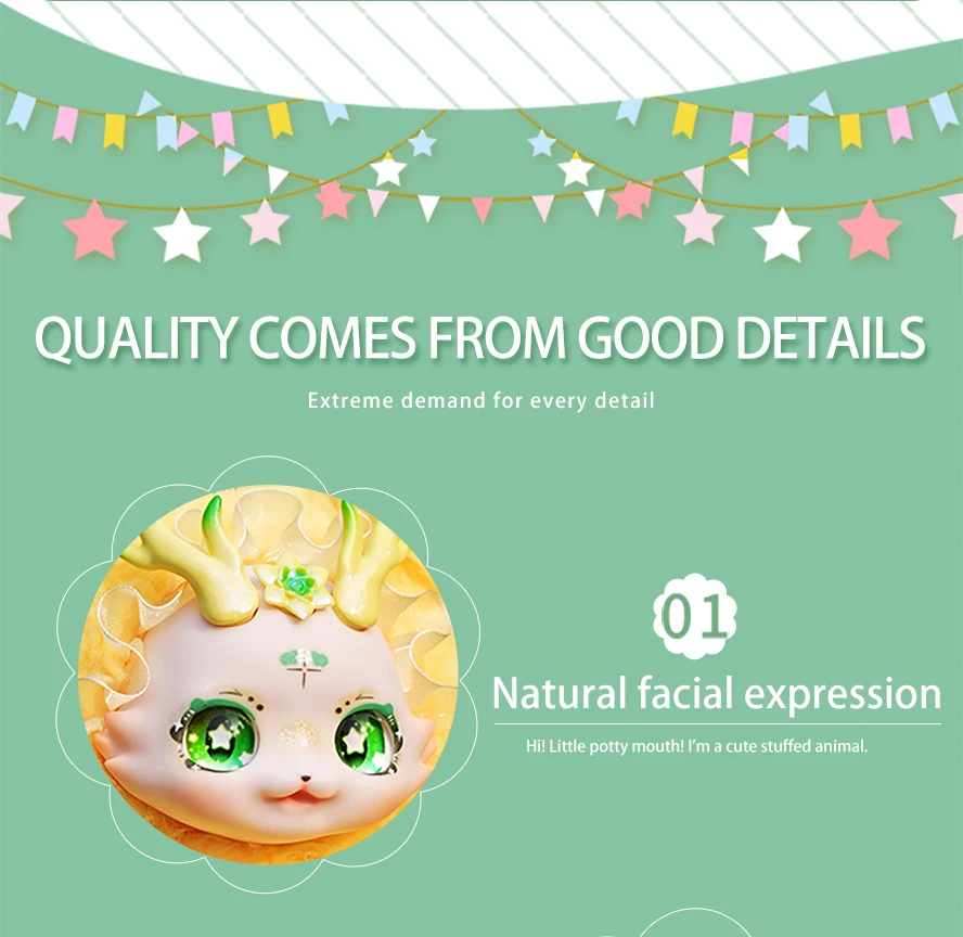 Blind Box Fruit Wonderland Dumia Maytree Puppe 18 cm Skelett Niedliches Sammlerstück Kawaii Überraschende Box Plüschtierfigur Kindergeschenk – Detail 27