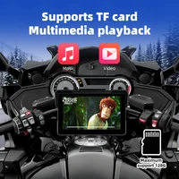 EKIY 7.0" Wireless CarPlay Moto Android Auto Android 13.0 Portable Digital Motorcycle Dashboard GPS Navigation Display Screen - Image 6