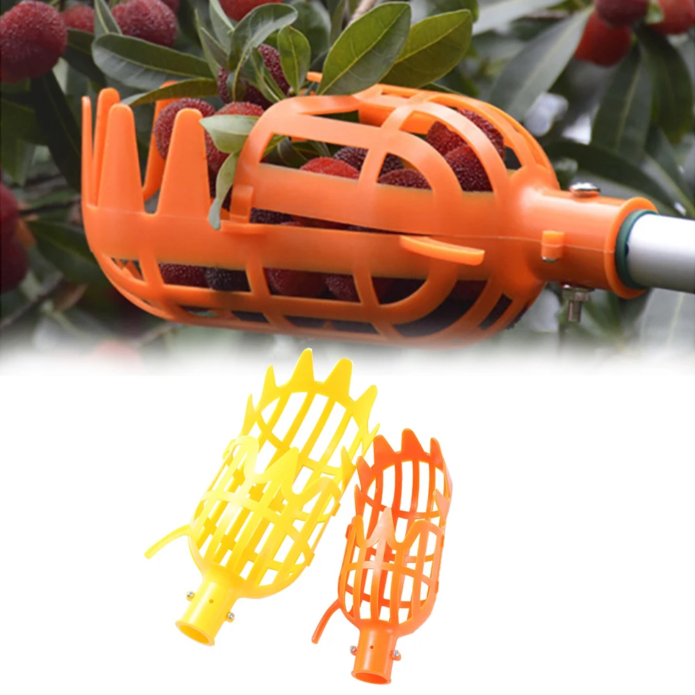 GardenBasketFruitPickerHeadPlasticFruitPickingCatcher