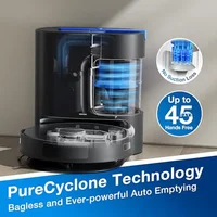 DEEBOT N20 Plus Robot Vacuum Mop Bagless Self Emptying Station 8000Pa Powerful Suction Ant-Tangle Technology 45-Day Cleaning 2