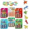 5Pcs Colorful Rubber Magic Growing Capsule Animals Baby Gift Christmas Unicorn Soft Bath Companion Water Animals Safety Baby Toy 1