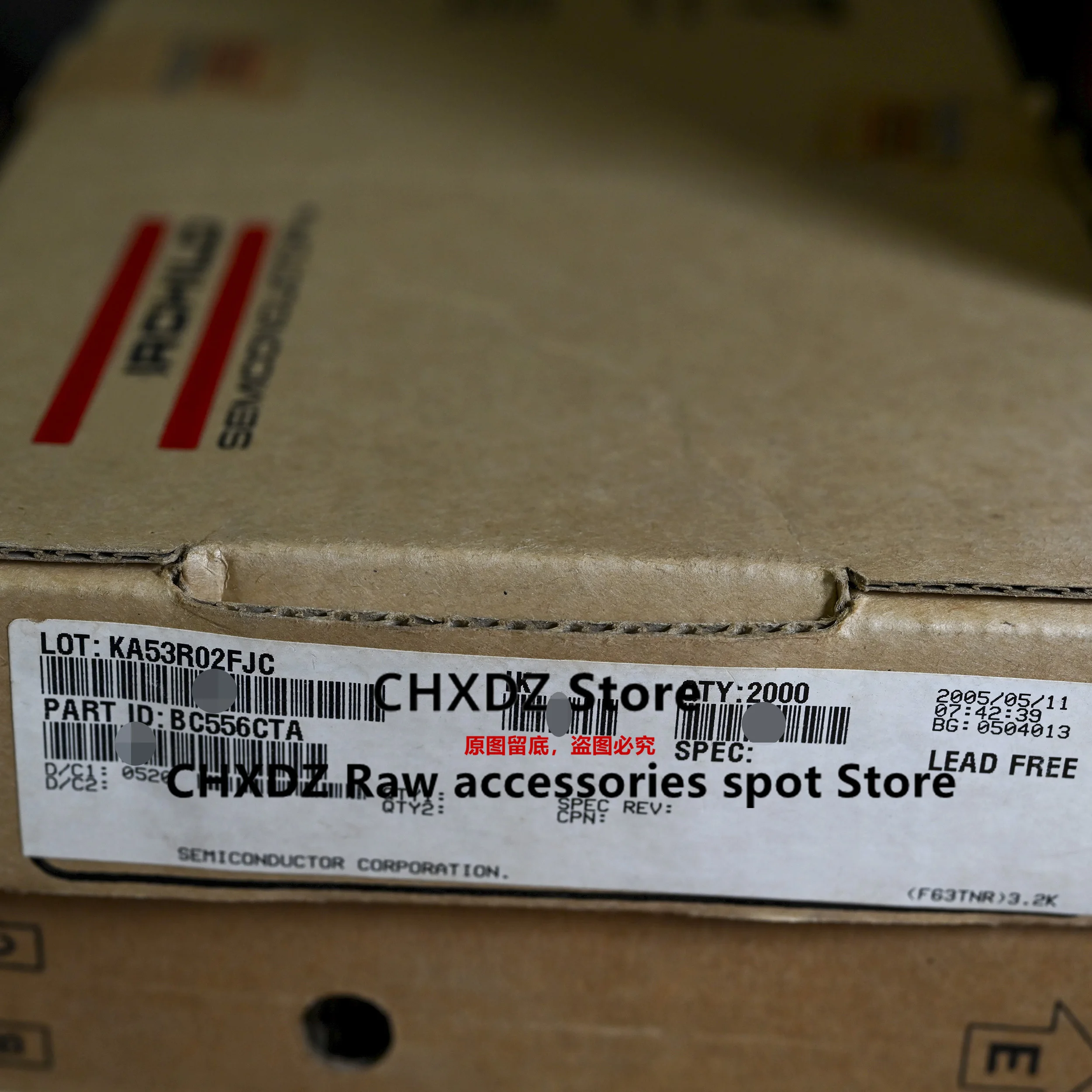 CHXDZ 1 pair New original imported F BC546C BC556C BC546 BC556 C TO-92 Non magnetic copper feet Own inventory