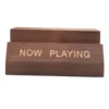 NOW Playing Vinyl Record Stand Vinyl Record Holder Display Wood Records Storage Stands for Albums Spinning Accessories 1