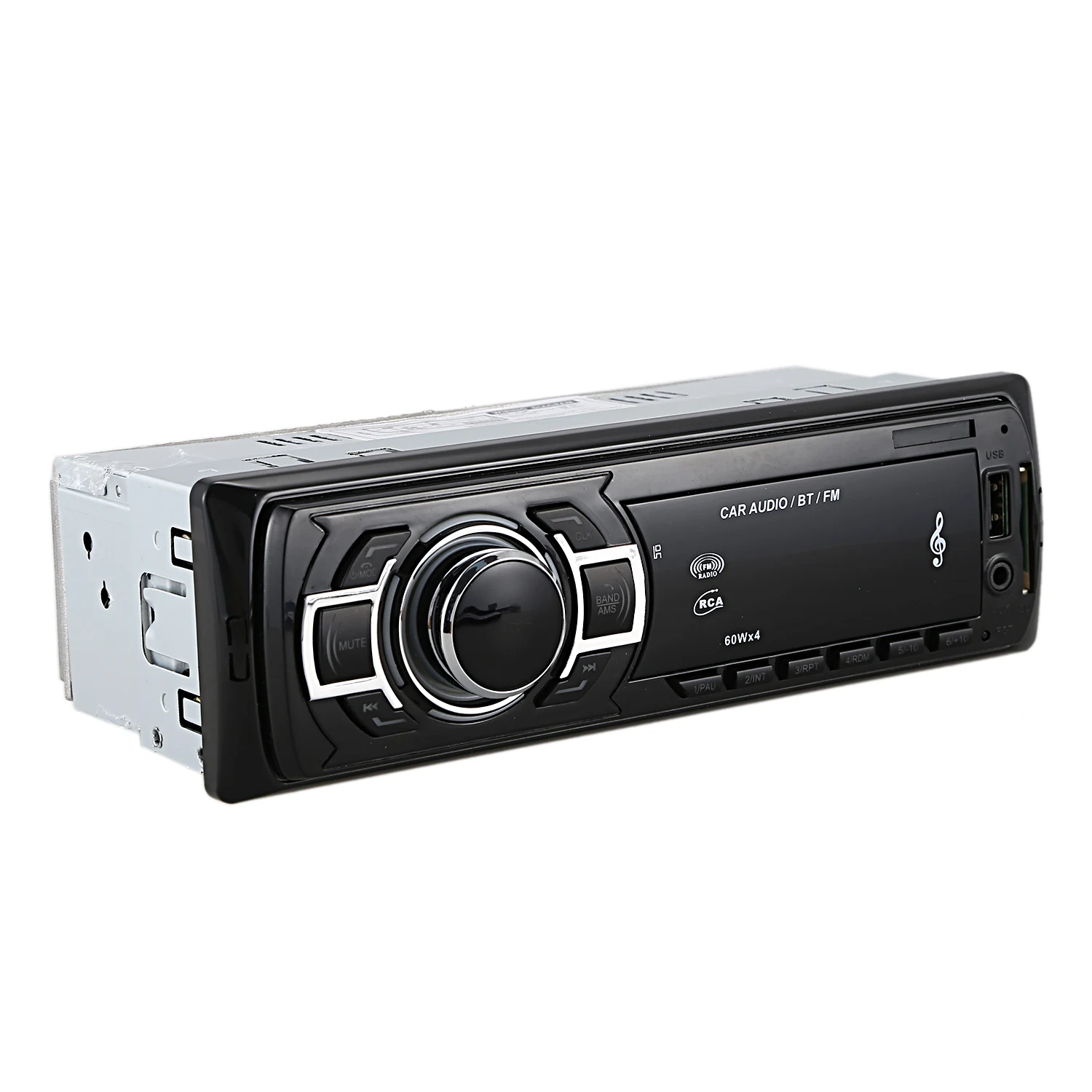 차량용 DVD SD 카드 리더기, USB 차량용 Mp3 플레이어, 블루투스 패널 포함, FM 튜너, Aux In 리모컨, 1Din 자동차 라디오 522