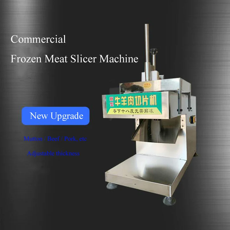 

Automatic Electric Meat Slicer Mutton Roll Grinder Food Mincer Knife Beef Lamb Cutting Machine Slicing Vegetable Bread Cutter