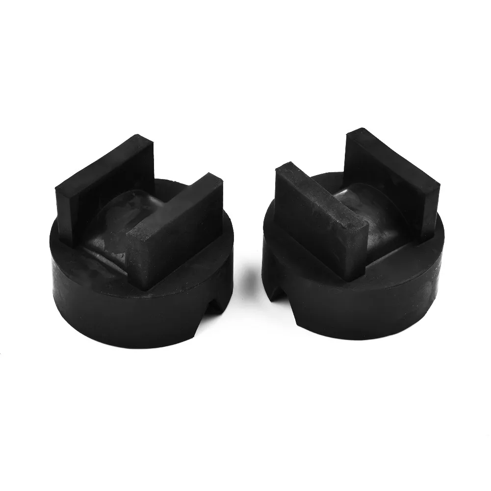 

Black Axle Stand Pad Frame Grip Rail Safety Slotted Weld 2Pcs 2pcs Jack Practical To Use Brand New High Quality