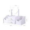Makeup Organizer Large Capacity Cosmetic Storage Box Drawer Storage  Jewelry Box Desktop NailPolish Makeup Container With Mirror 6
