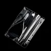 3pcs Nail Cuticle Pusher Dead Skin Remover Stainless Steel Cuticle Nipper Spoon Dual-end Trimmer Cutter Clipper Manicure Tools 3