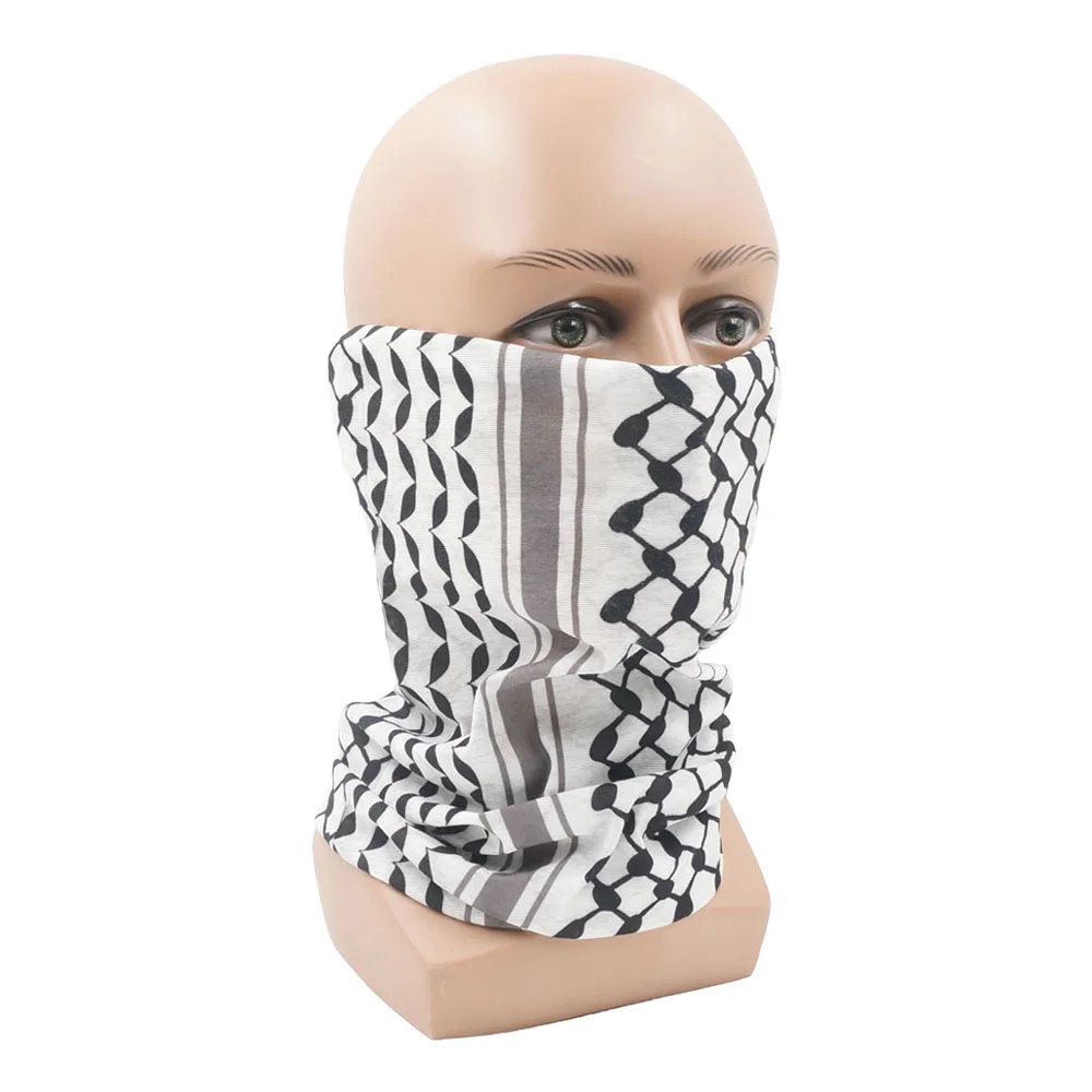 Palestinian Keffiyeh Bandanas Neck Gaiter Seamless Arabia Scarves Palestine Arabic Face Masks Shields Multifunctional Headwear