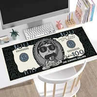 100 Money Keyboard Mouse Pad Desk Mat, 3D Gaming Mouse Pad, Gift Mouse Pad With Non-Slip Rubber Base 1