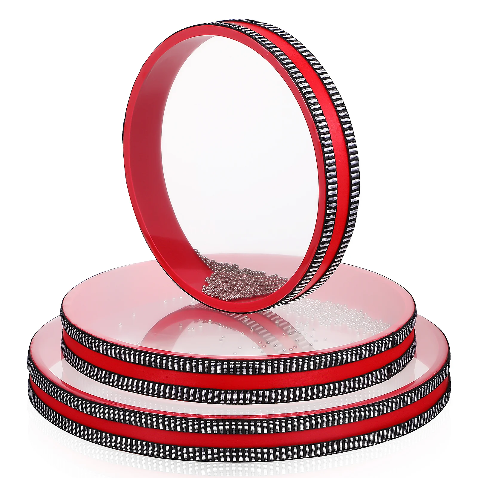 

3 Pcs Children's Wave Drum Set Ocean Drums for Kids Musical Instrument Instruments Adult Halloween Percussion Steel Beads