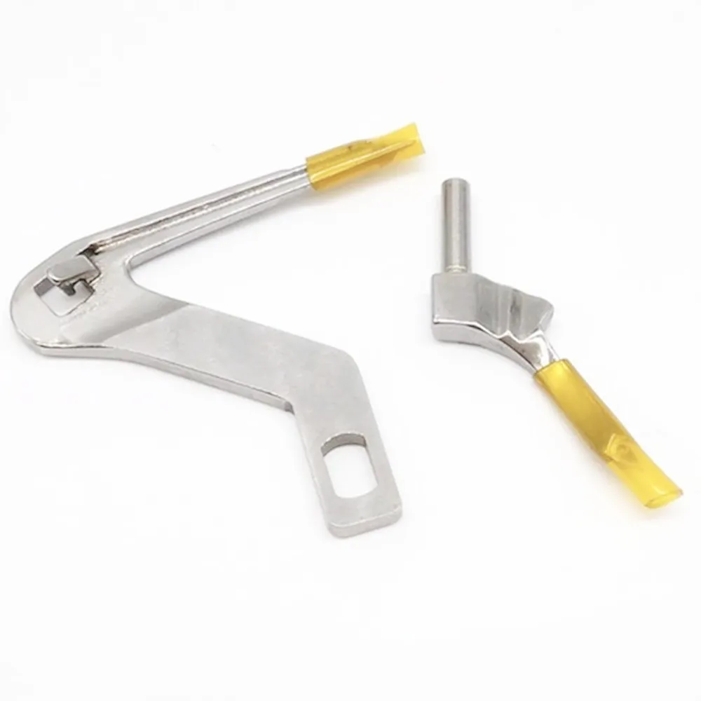 Nóż 79090+79089 do owerloków ACME, Singer 14J334, White