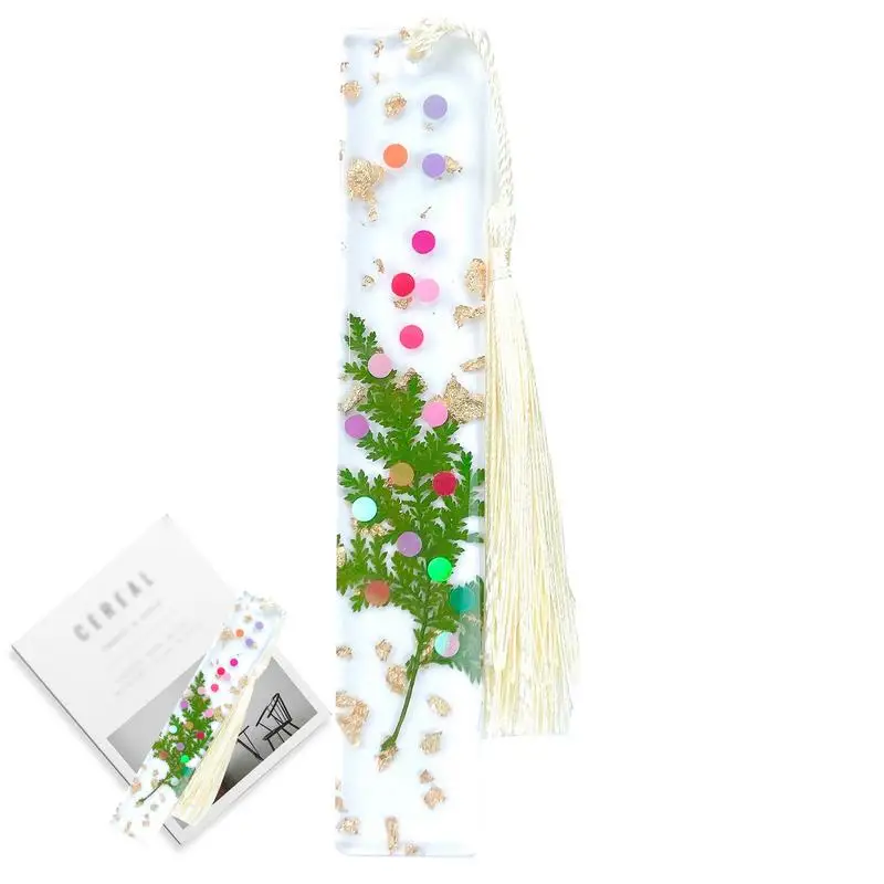 

Flower Bookmark Floral Bookmark Transparent Clear Book Marks For Women Handmade Dried Flower Resin Bookmarks With Tassels Pretty