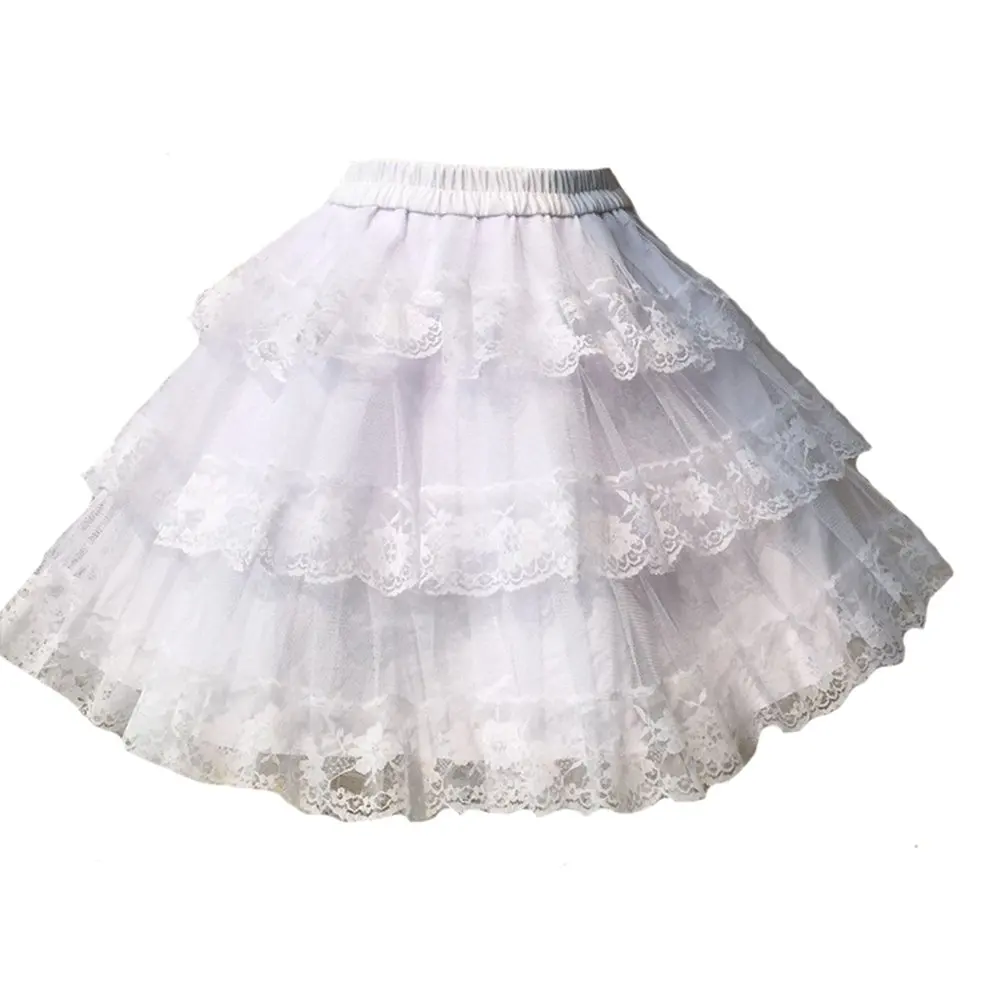 3-Layered Gothic Layered Ruffled Luxury Vintage Rockabilly Petticoat Crinoline Underskirt Petticoat Skirt Petticoat Underskirt Vintage Underskirt