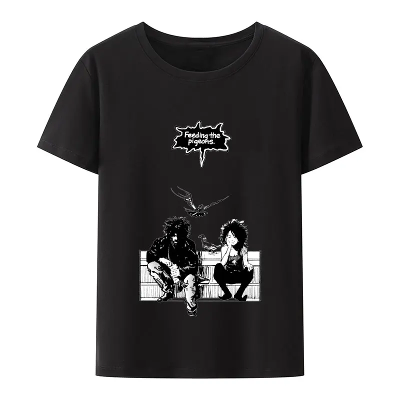 Футболки мужские/женские из модала с коротким рукавом и надписью «An Endless Dream The Sandman»