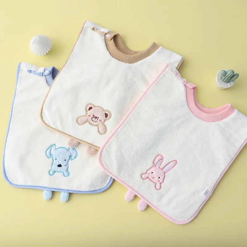 

Новое милое детское бархатное полотенце с рисунком из ленты кораллового цвета, водонепроницаемое детское полотенце для мытья, детское полотенце