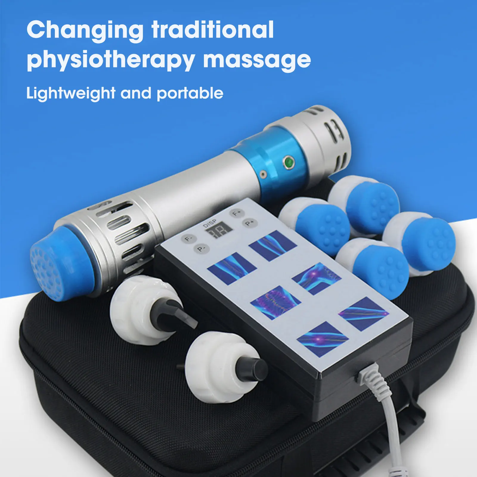 体外衝撃波 電気衝撃波マッサージ機 ポータブルケース付き） 骨折緩和