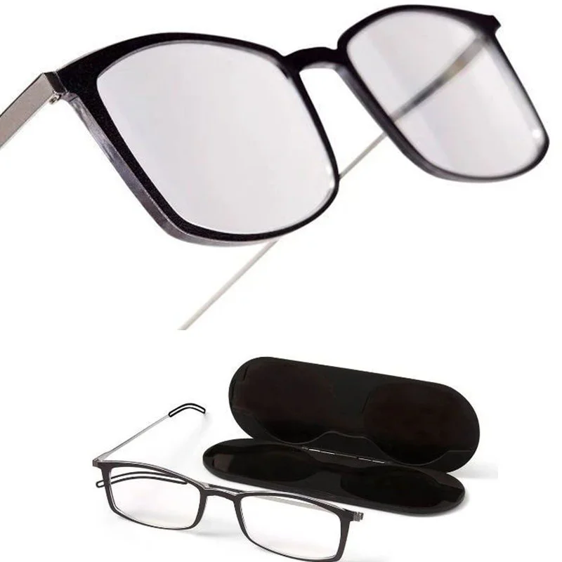 Ultra Thin Reading Glasses for Men Women Hyperopia Anti Blue Light Magnify Eyewear Presbyopic Optical full frame black +1.5 +2.5 3