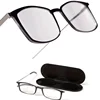 Ultra Thin Reading Glasses for Men Women Hyperopia Anti Blue Light Magnify Eyewear Presbyopic Optical full frame black +1.5 +2.5 3