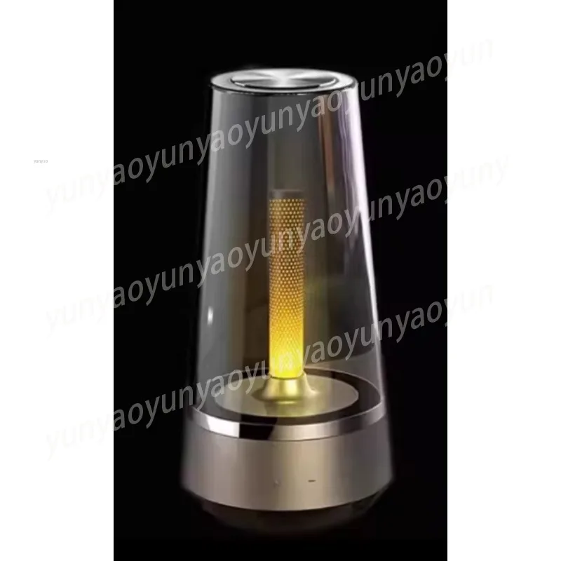 LED 불꽃 램프 블루투스 스피커, 바, 가정, 테이블 분위기 장 USB 충전식 깜박이는 조명