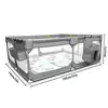 Extra Large Baby Playpen with Storage Bag & Mesh Net 75" x 59" Play Yard Toddlers  Folding Mat  Ocean Balls Anti-Fall  3