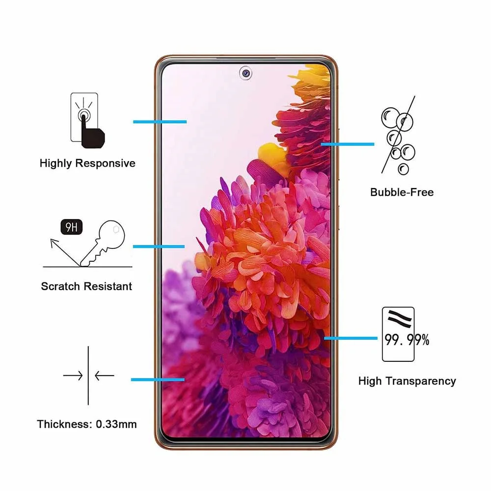 Premium Tempered Glass Screen Protector for 6.5'' Devices - 2 Pack