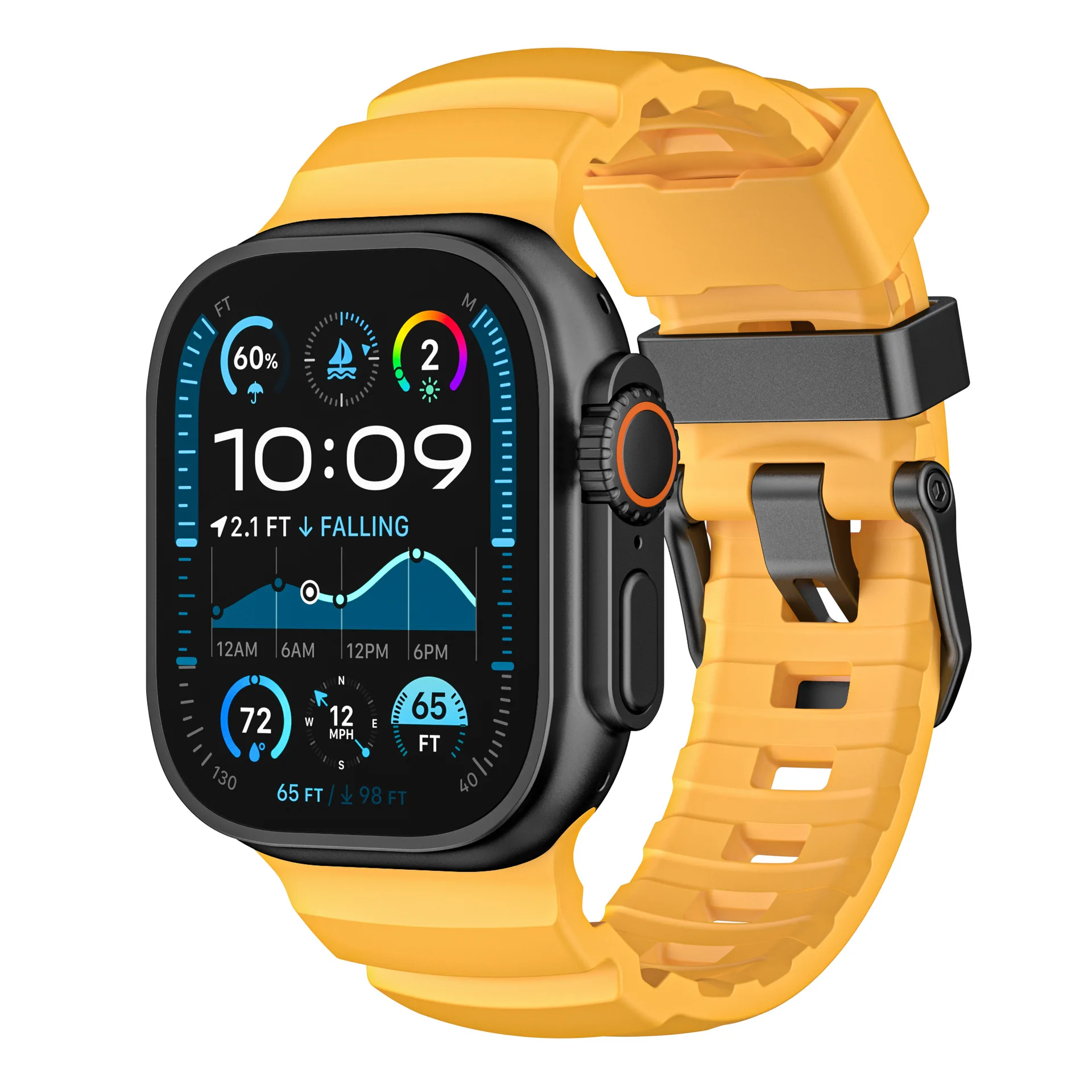 Silicone Sport Bracelet - Vibrant Rubber Strap
