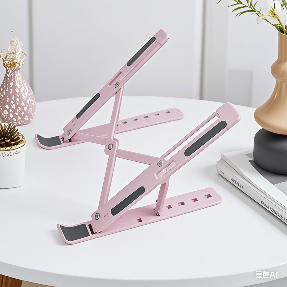 Universal Laptop Stand Adjustable Notebook Holder For Macbook Non-slip Foldable Cooling Base Bracket For Laptop/ Tablet/ Phone