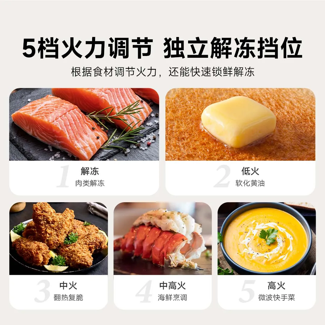 Xiaomi Mijia Microwave Oven 20L Capacity 60s Rapid Heating Stove 700W Air Grill Electric Bake For Kitchen Appliances 6