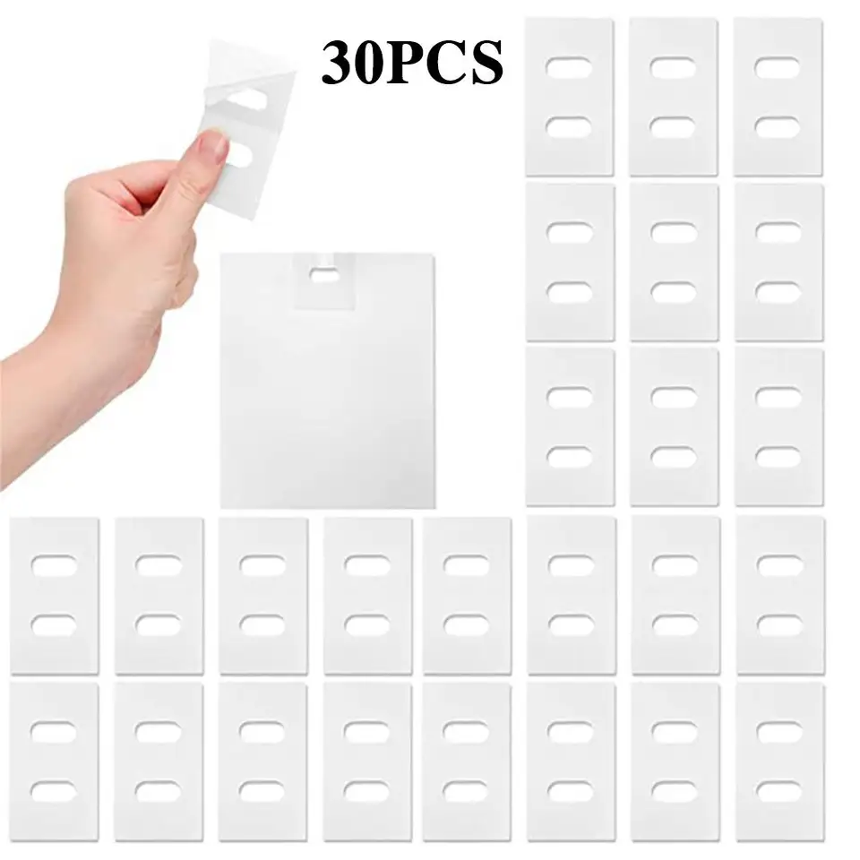 Vane Savers - Kit Riparazione Tende Verticali, 25 Pezzi In Metallo Bianco, Clip Di Ricambio Per Lamelle (4,8 X 1,3 Cm) - Facili Da Installare