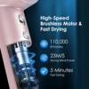 ABIR Hair Dryer ,High Speed,Smart Temperature Control,Magnetic Nozzle,Low Noise,Professional Hair Care Quick Dry Negative Ions 3