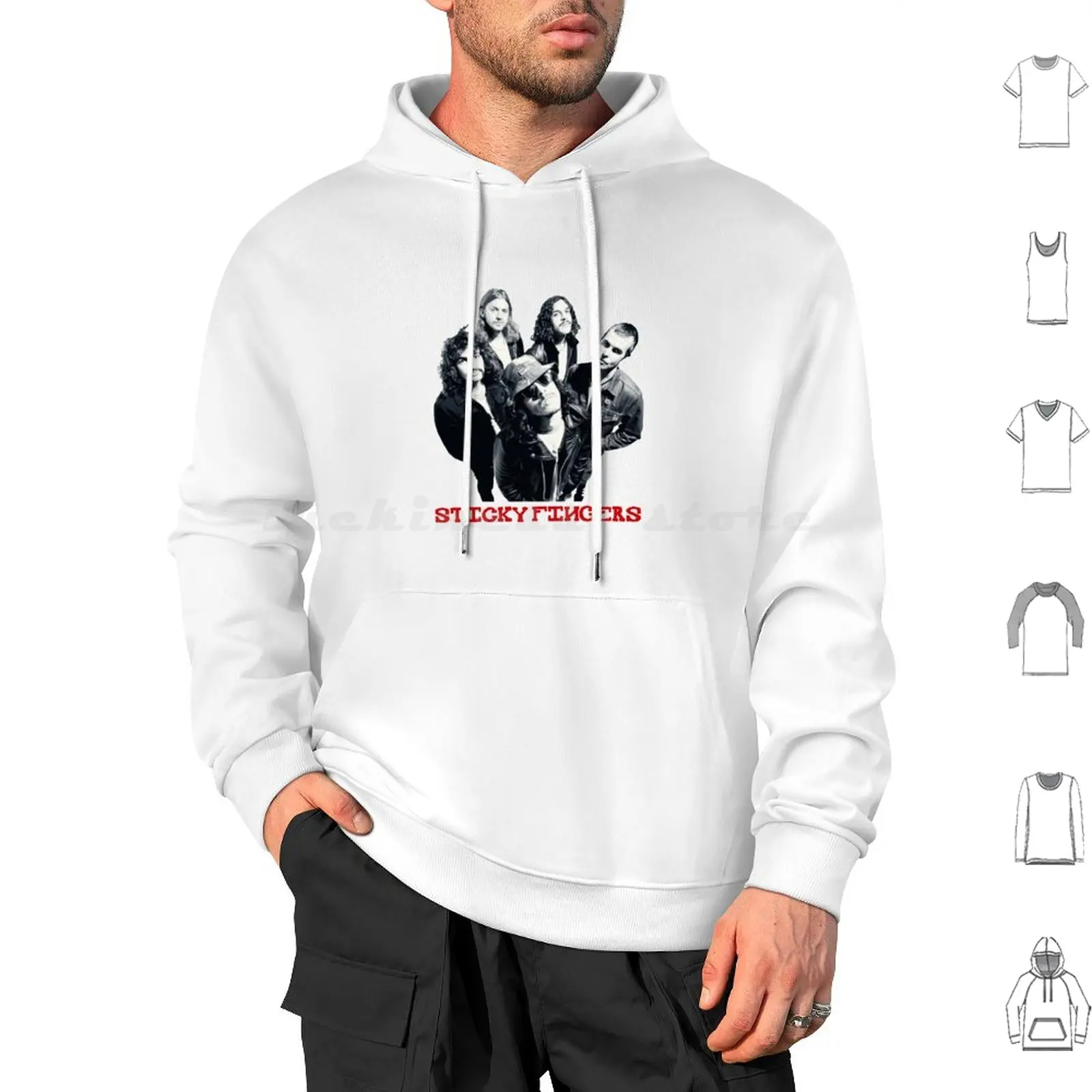 

Sticky Fingers Classic Hoodies Long Sleeve