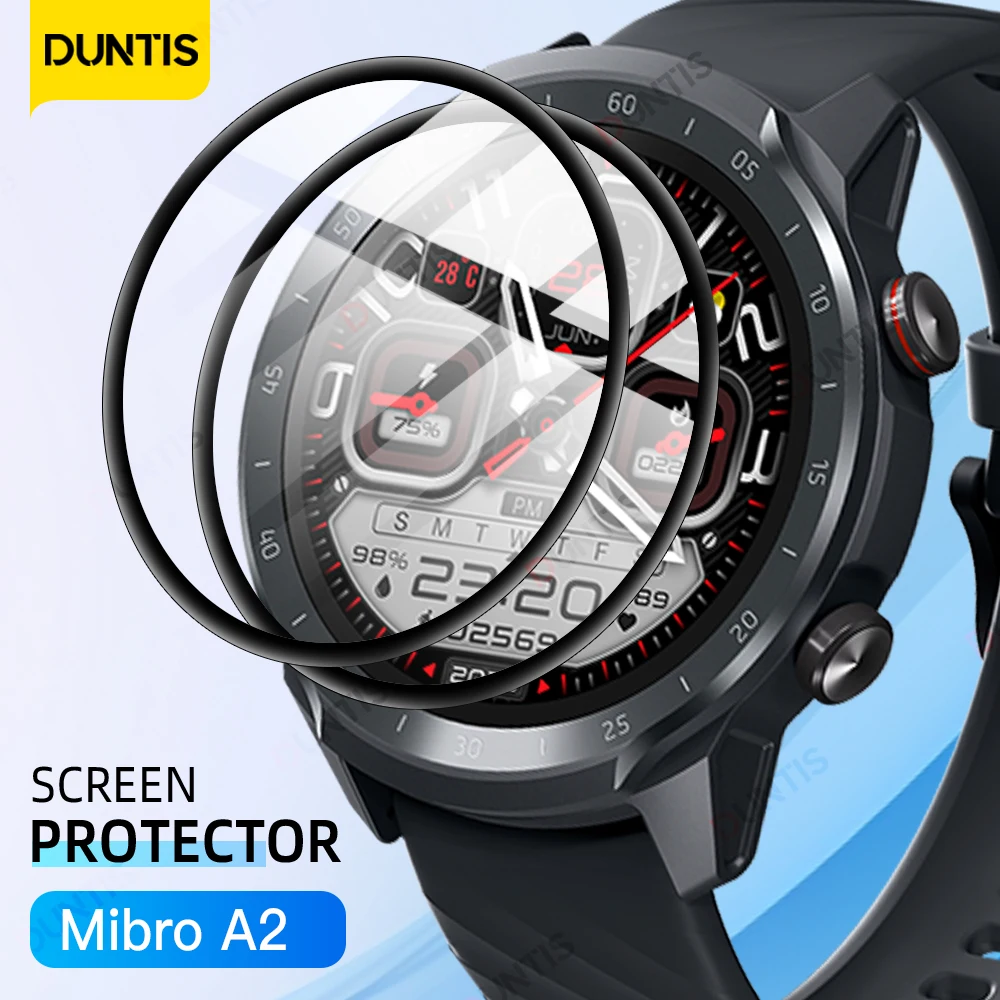 

Screen Protector for Mibro Watch A2 3D Curved Screen Protector for Micro A2 Ultra-HD Full Coverage Protective Film Accessories