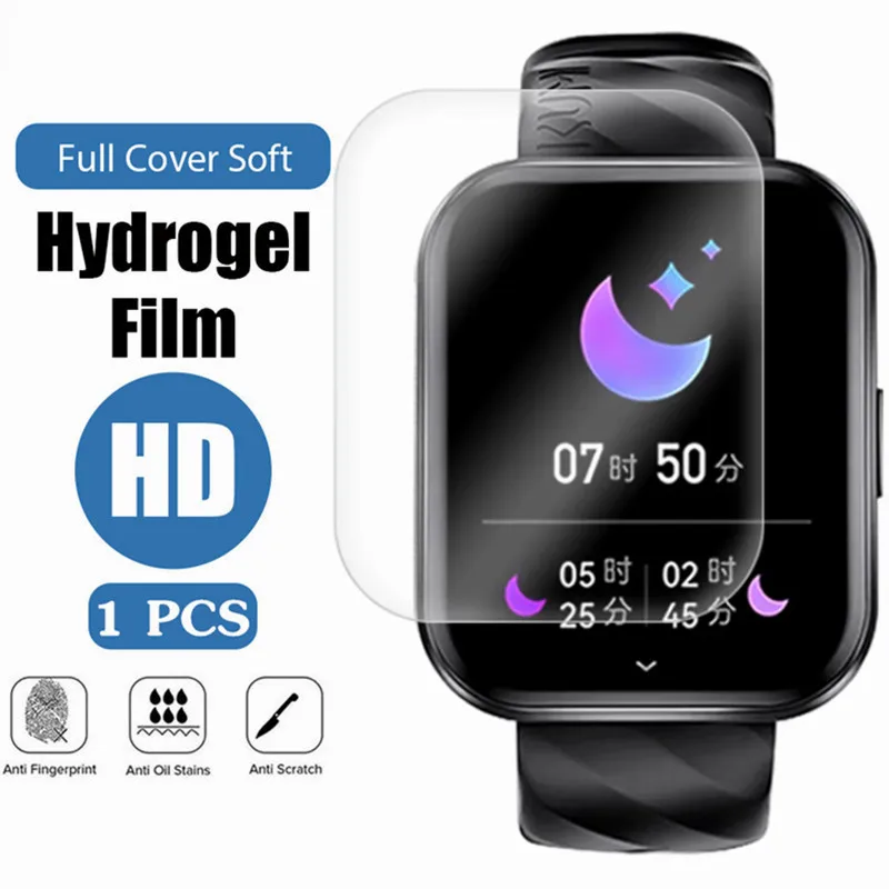 

Smart Watch Protection Soft Film For KUMI KU6 Meta 1.96''Inch HD Protective Screen Anti-scratch PET Hydraulic Cover