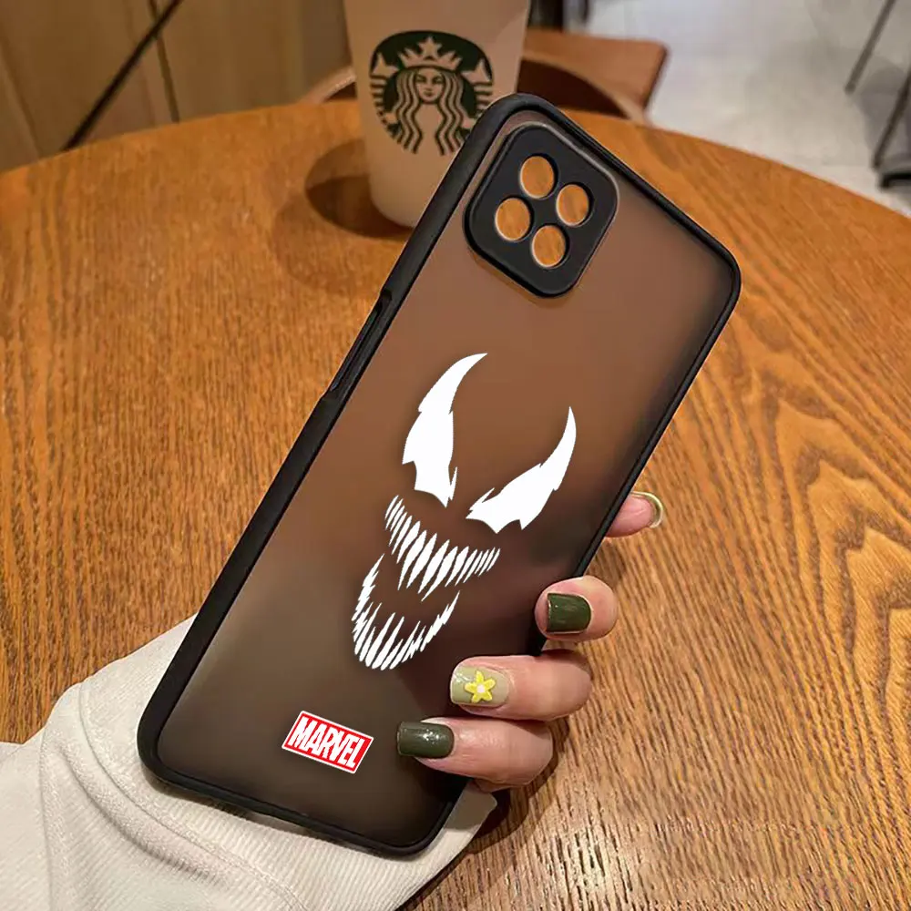 thumbnail image 1 of Matte Case for OPPO A97 A96 A95 A94 A93 A92 A92S A78 A74 A73 A72 A57 A55 A54 A53 A17 A16 4G 5G Case Marvel Spiderman Venom LOGO, 1 of 5