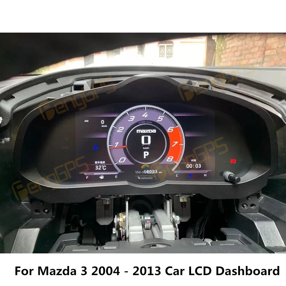 Voor Mazda 3 2004 2013 Auto Lcd Dashboard Speler Digitale Cluster