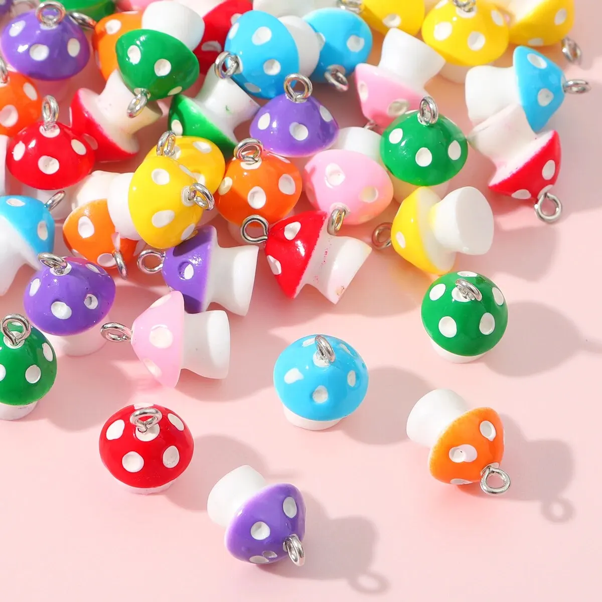 Mega Pet 20 ciondoli in lega smaltata a forma di fungo, 5